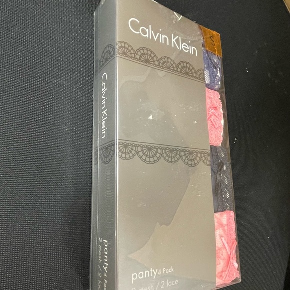 Calvin Klein Bikini Lace & Mesh Panties 4 pairs - Picture 6 of 10